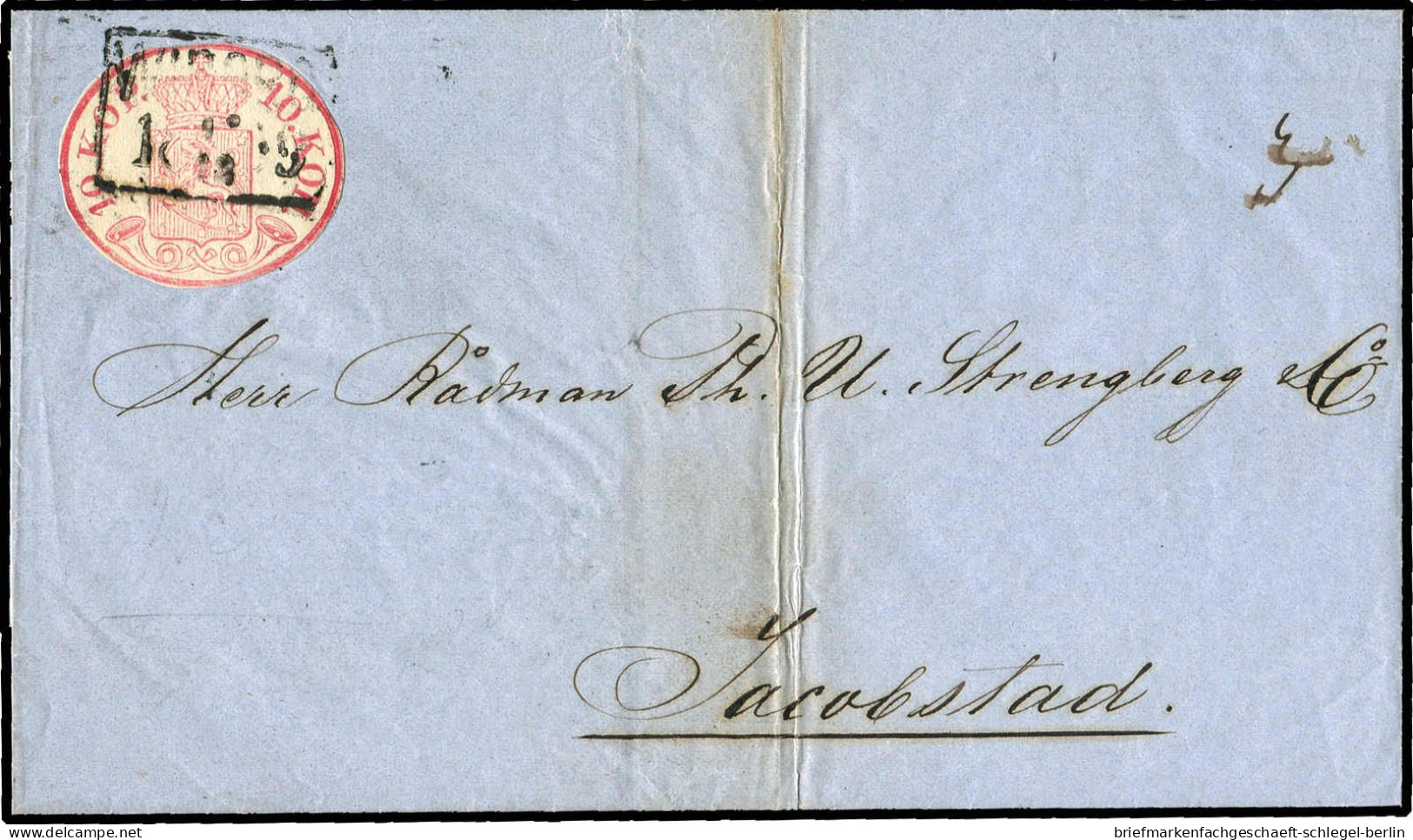 Finnland, 1856, Brief - Sonstige & Ohne Zuordnung