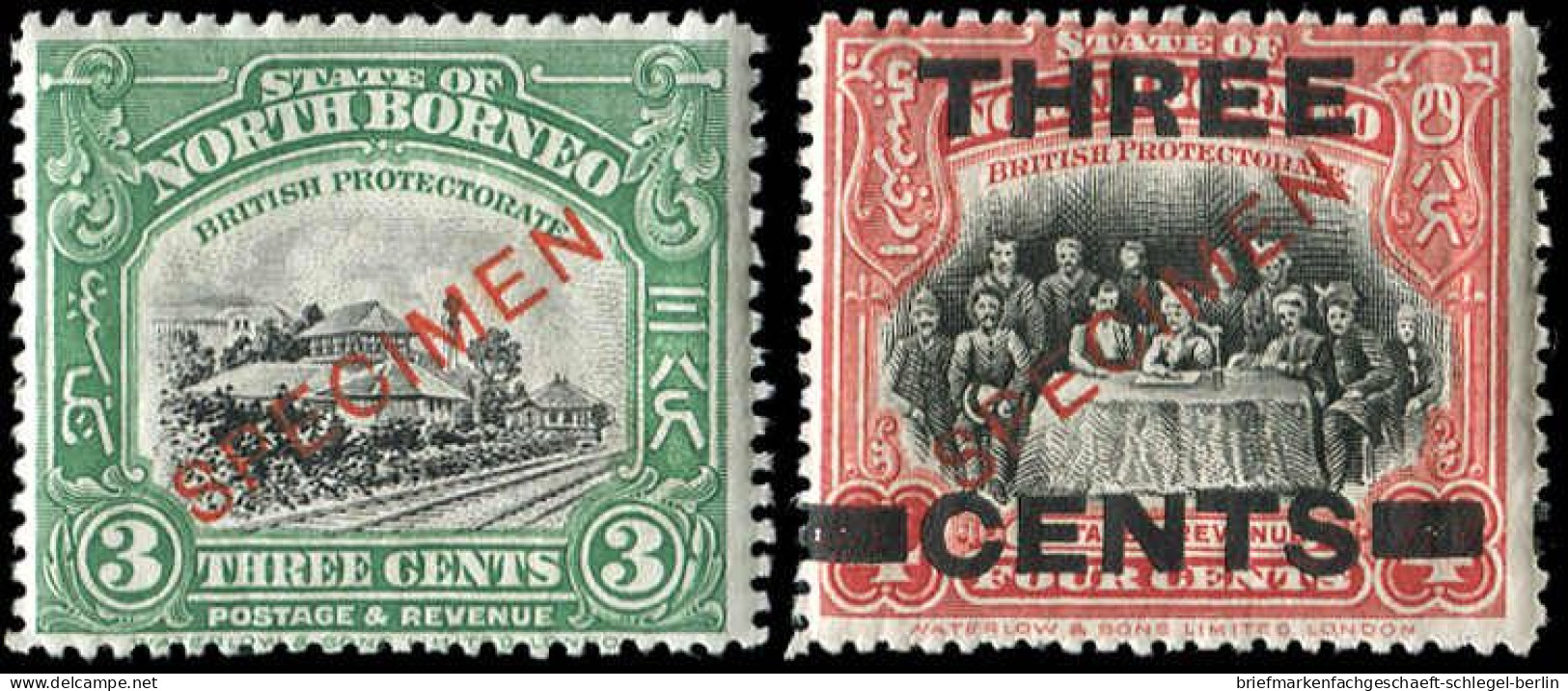 Nordborneo, 1922, 196,197 Spec., Ungebraucht - Altri - Asia