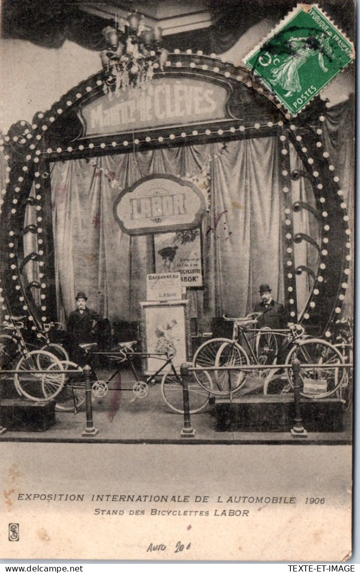 AUTOMOBILES - Exposition Internationnale 1906, Stand Labor - Otros & Sin Clasificación