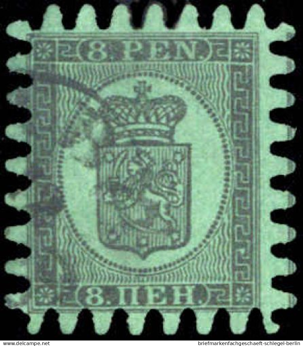 Finnland, 1866, 6 C X, Gestempelt - Altri & Non Classificati