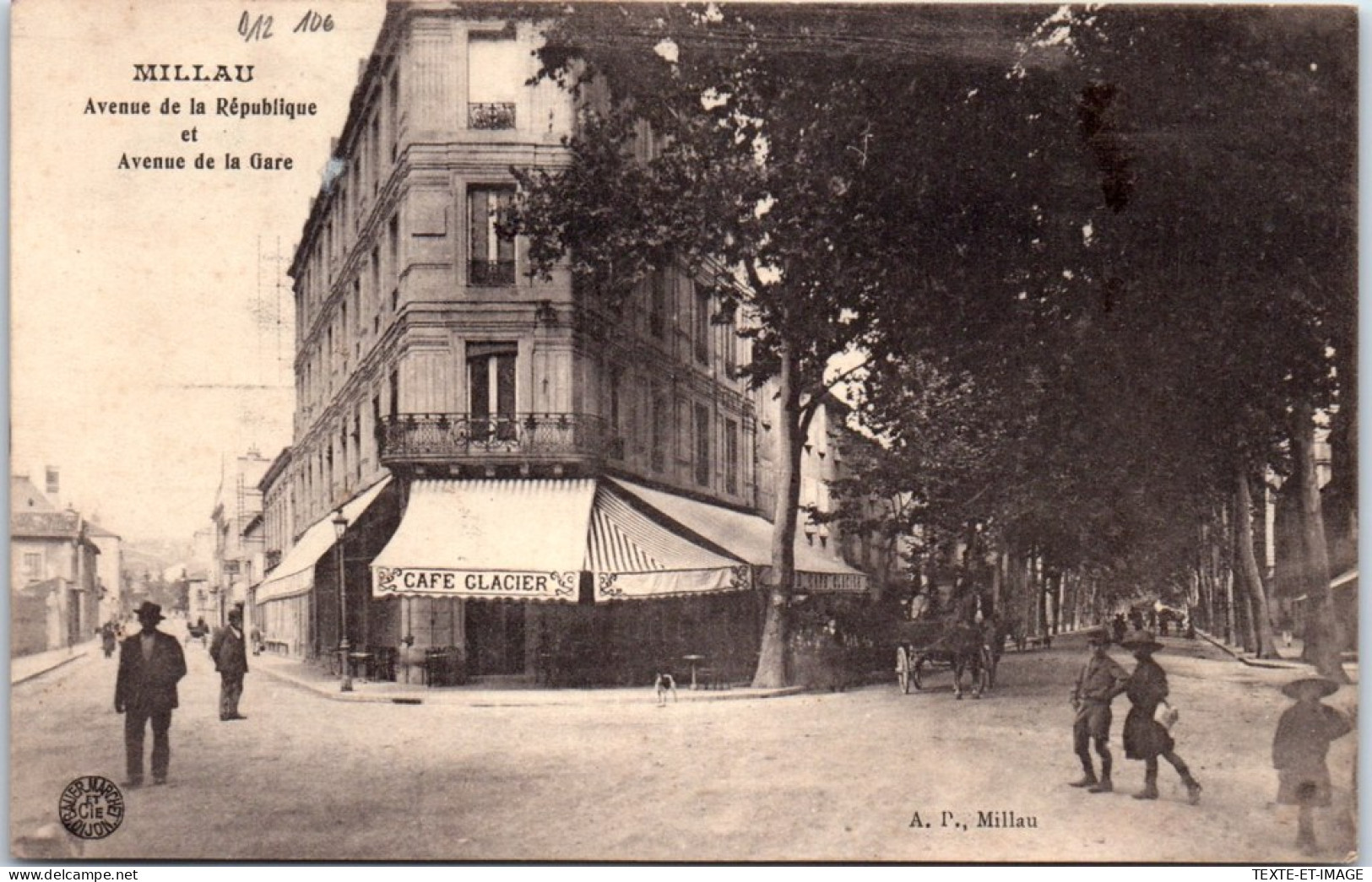 12 MILLAU - Avenues De La Republique & De La Gare  - Millau