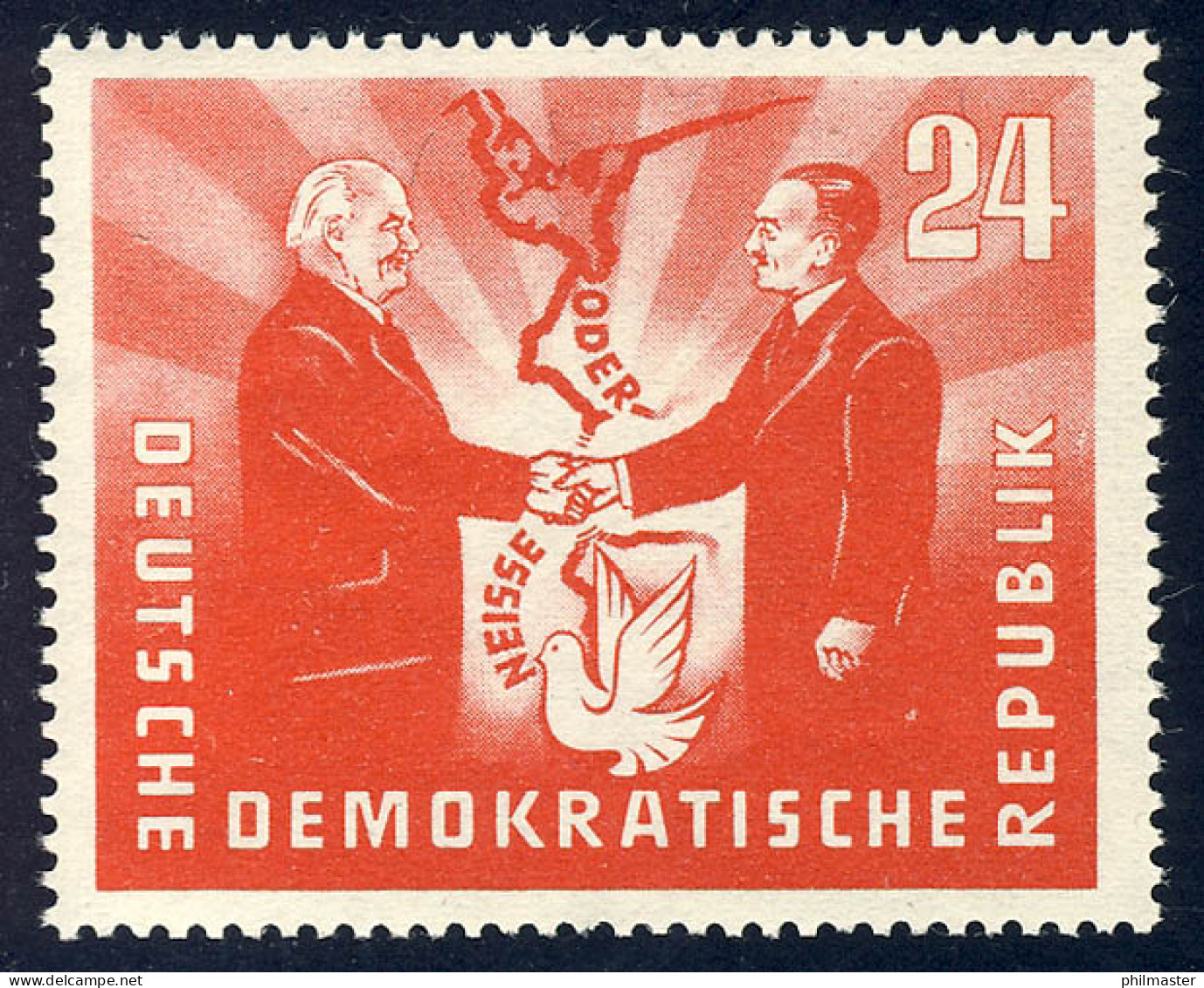 284 Deutsch-Polnische Freundschaft 24 Pf ** - Unused Stamps