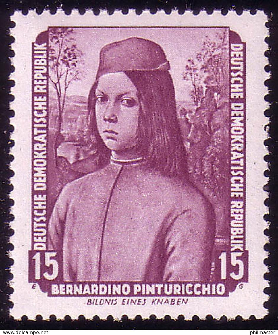 506 Gemälde 15 Pf Pinturicchio ** - Unused Stamps