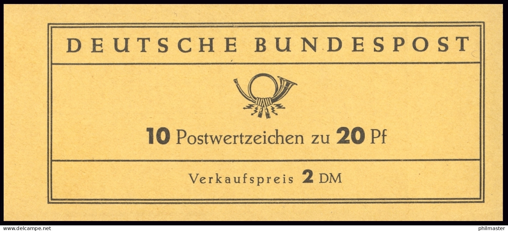 9uB MH Bach/Deckel Dünn - RLV V B ** - 1951-1970