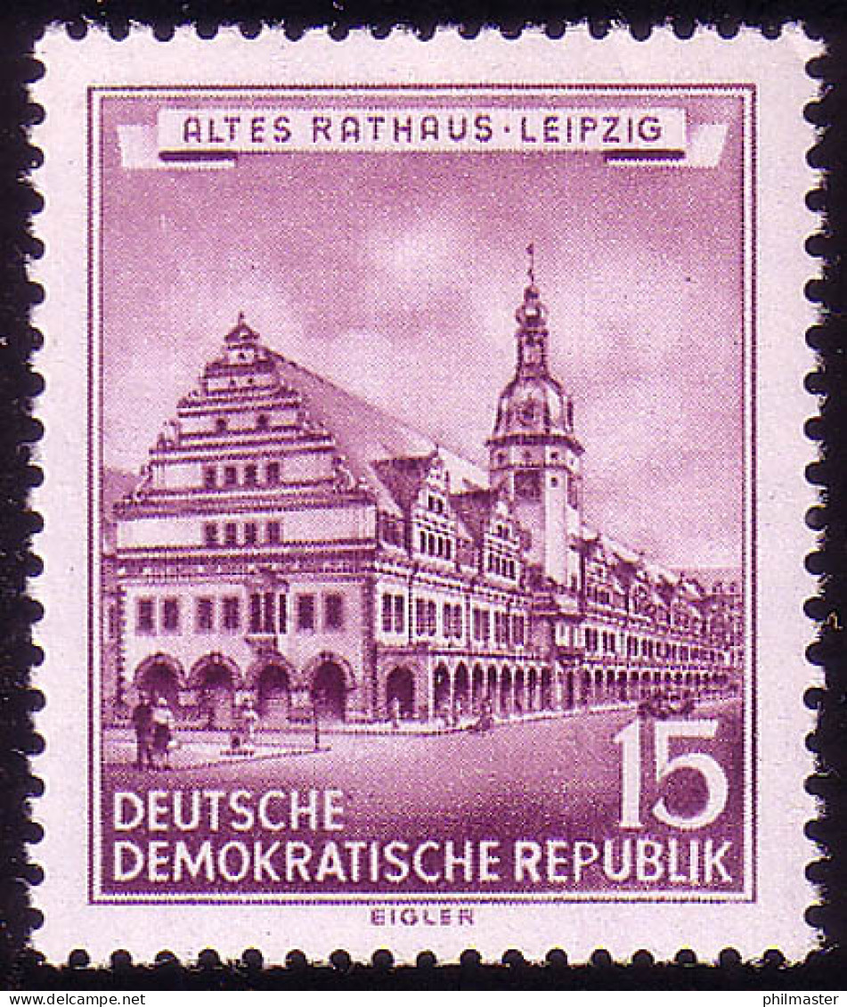 493 Historische Bauwerke 15 Pf Altes Rathaus ** - Unused Stamps