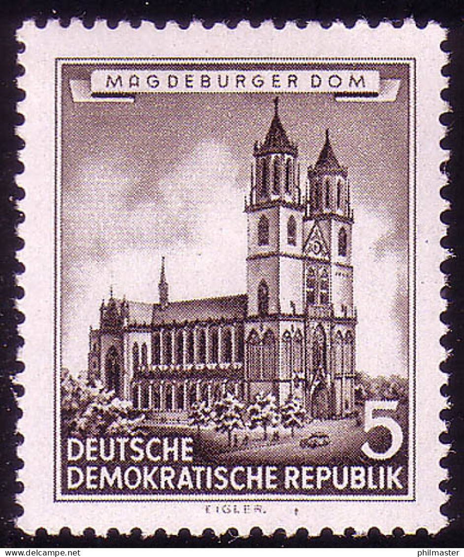 491 Historische Bauwerke 5 Pf Magdeburger Dom ** - Neufs