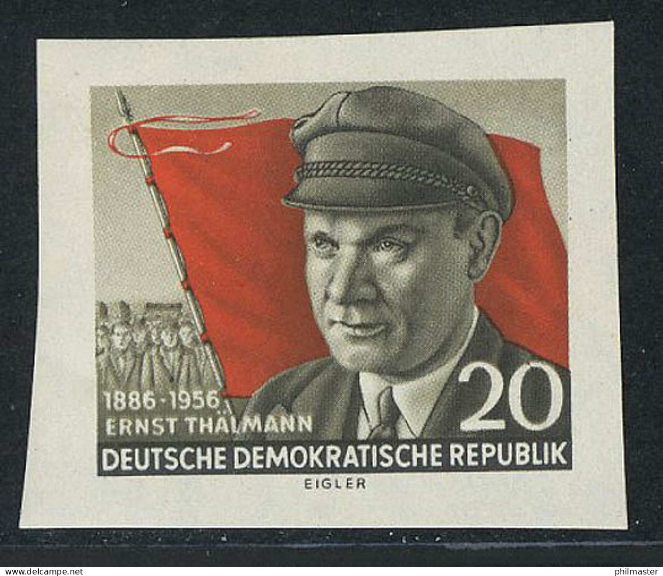 520B Ernst Thälmann, UNGEZÄHNT, ** - Unused Stamps