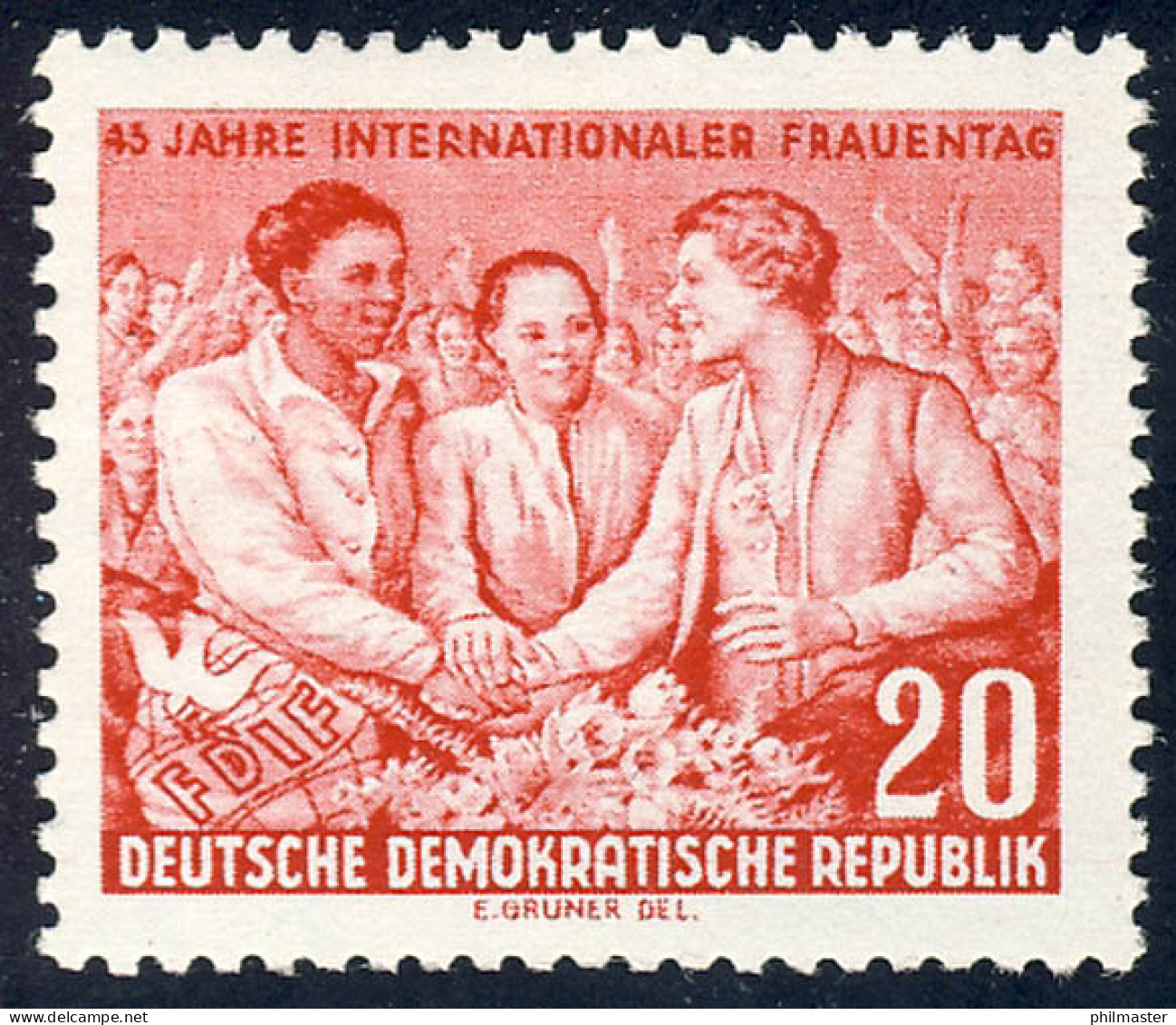 451 Internationaler Frauentag 20 Pf ** - Unused Stamps