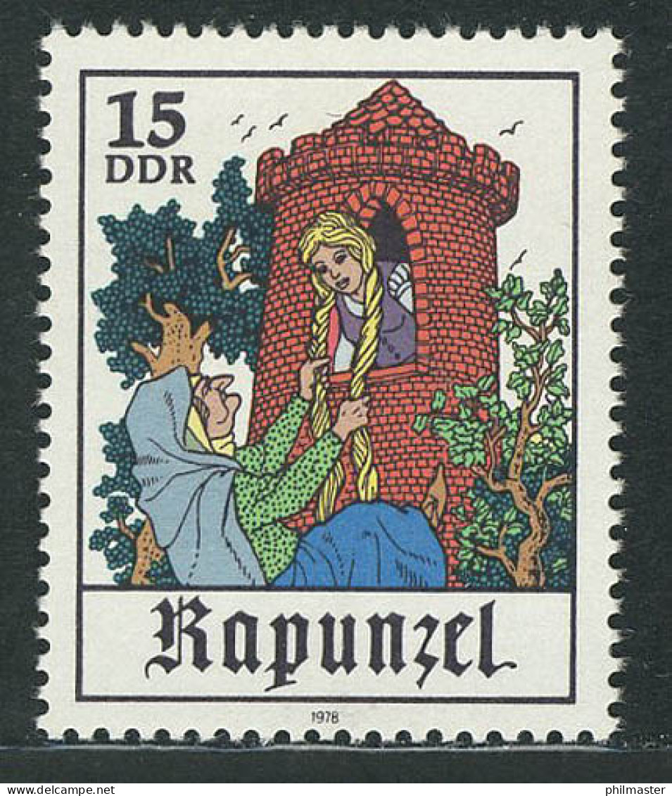 2383 Märchen - Rapunzel 15 Pf ** - Unused Stamps