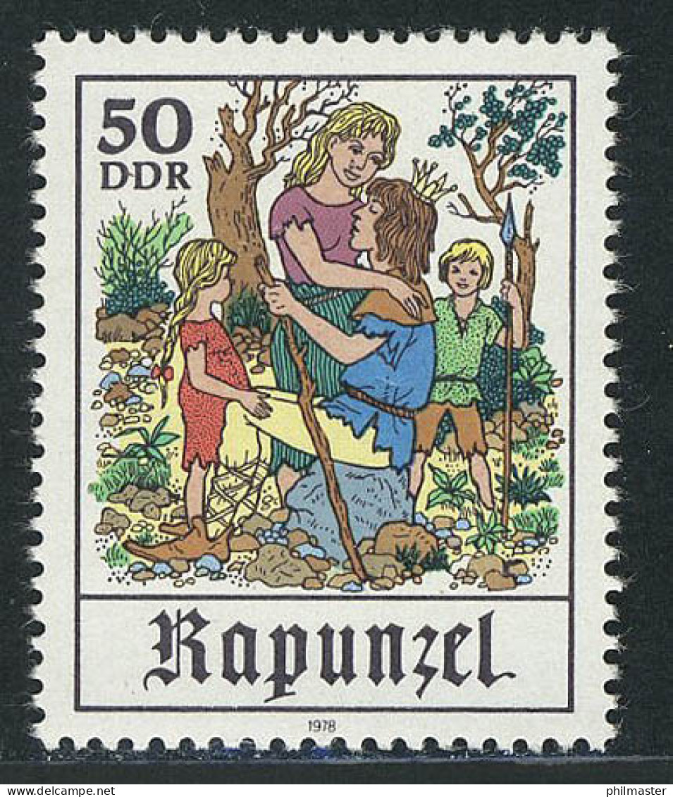 2387 Märchen - Rapunzel 50 Pf** - Neufs