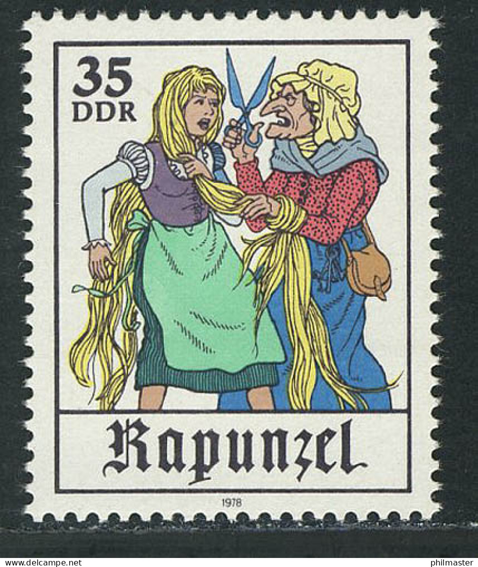 2386 Märchen - Rapunzel 35 Pf ** - Ungebraucht