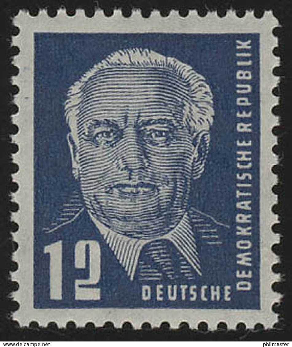 251a Wilhelm Pieck 12 Pf ** Postfrisch, Geprüft - Ungebraucht