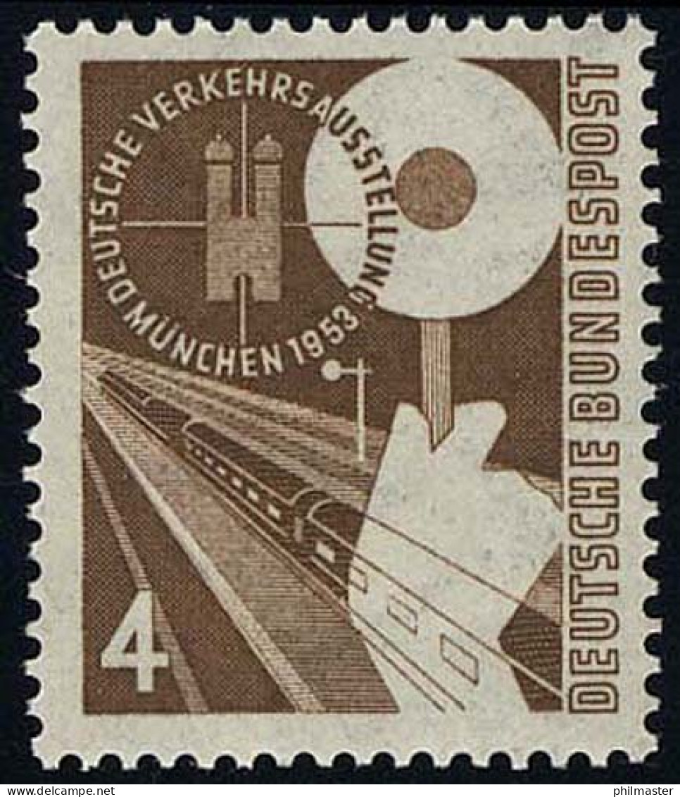 167 Verkehrsausstellung 4 Pf ** Postfrisch - Unused Stamps