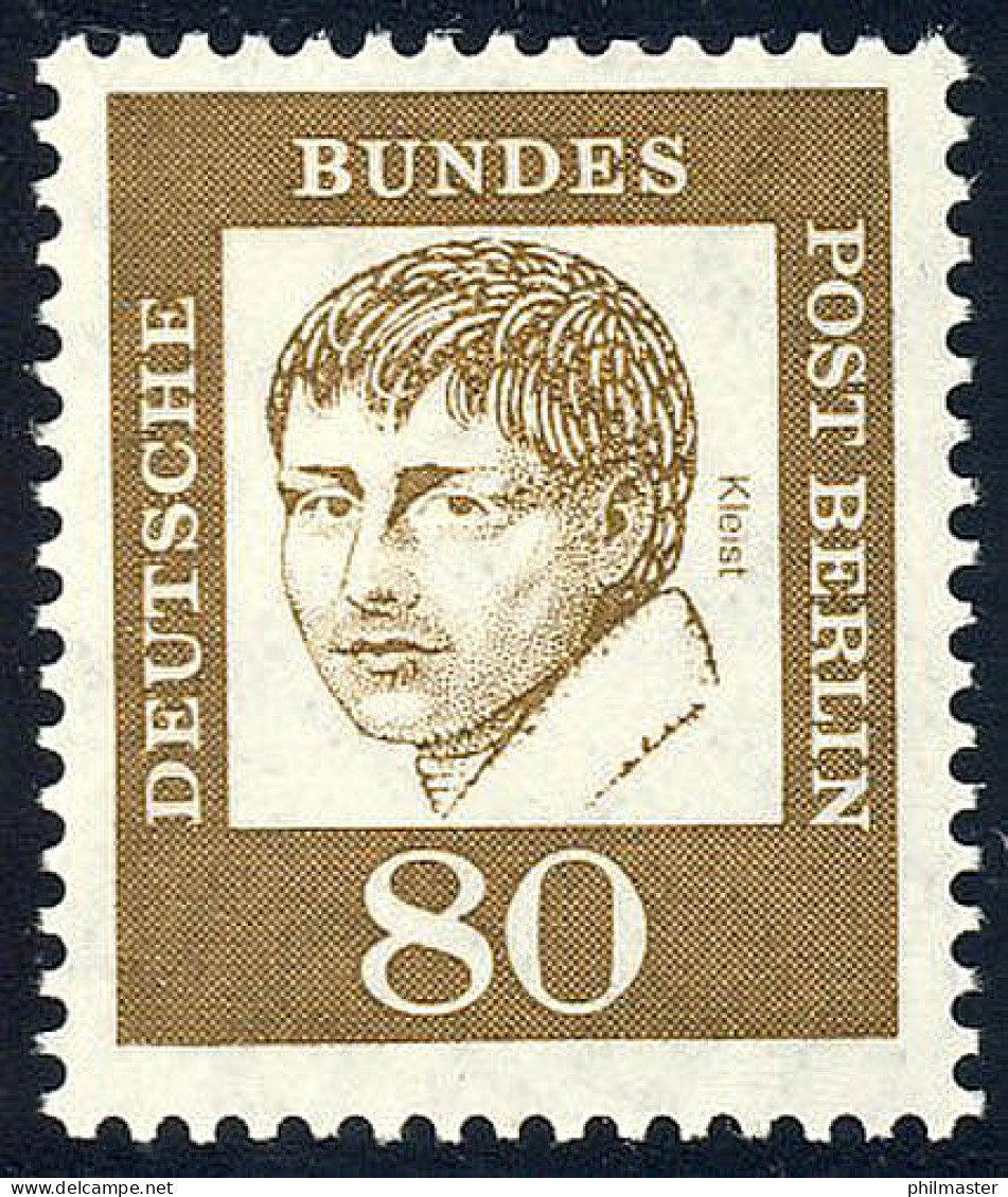 211 Bedeutende Deutsche 80 Pf Kleist ** - Unused Stamps