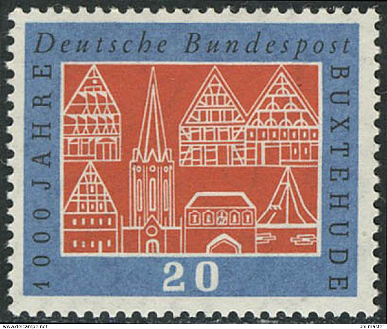 312w Buxtehude, Glatte Gummierung, ** Postfrisch - Unused Stamps