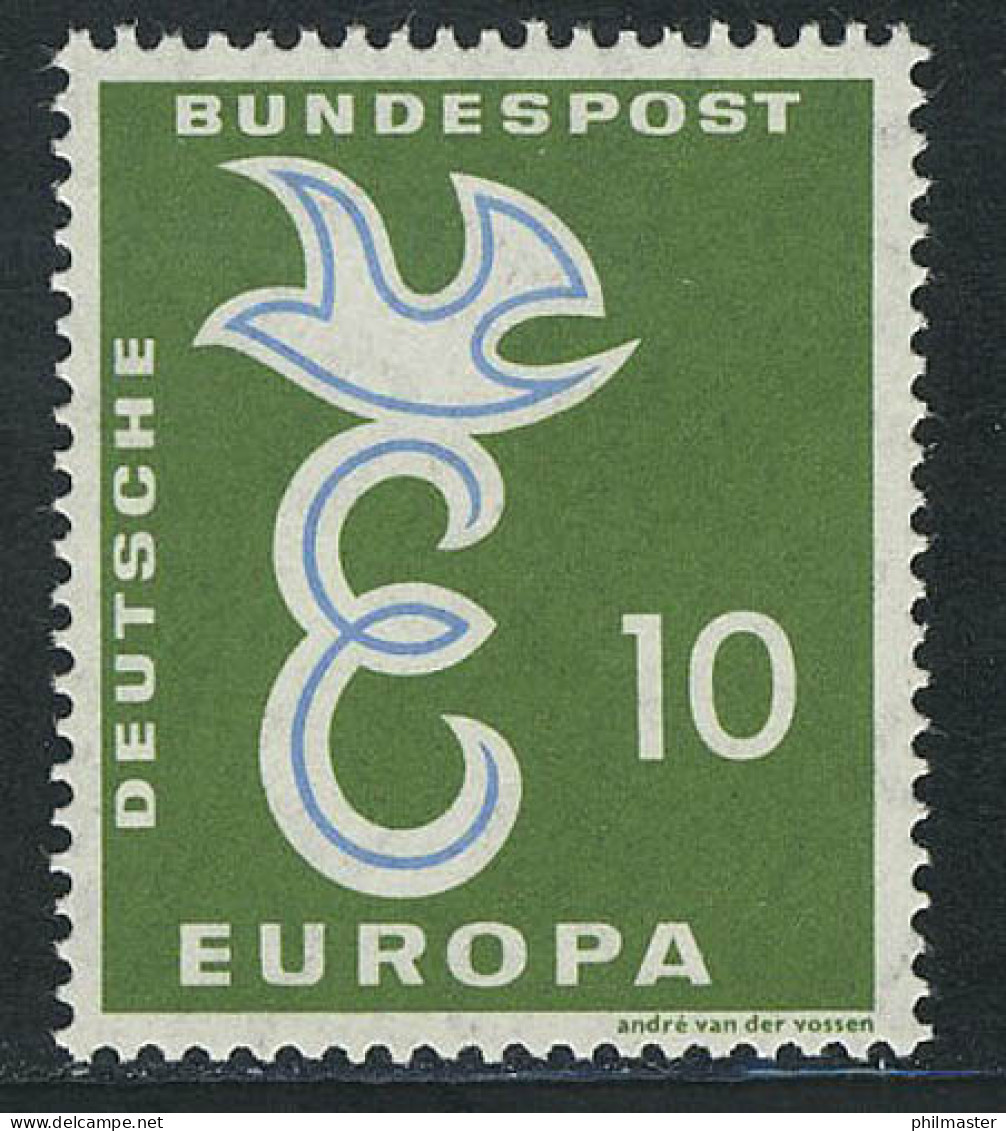 295 Europa 10 Pf Taube Und E ** Postfrisch - Nuovi