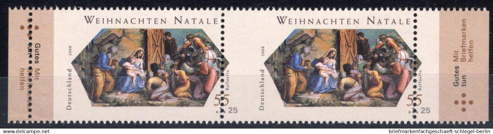 Bundesrepublik Deutschland, 2008, 2704 Var., Postfrisch - Autres & Non Classés