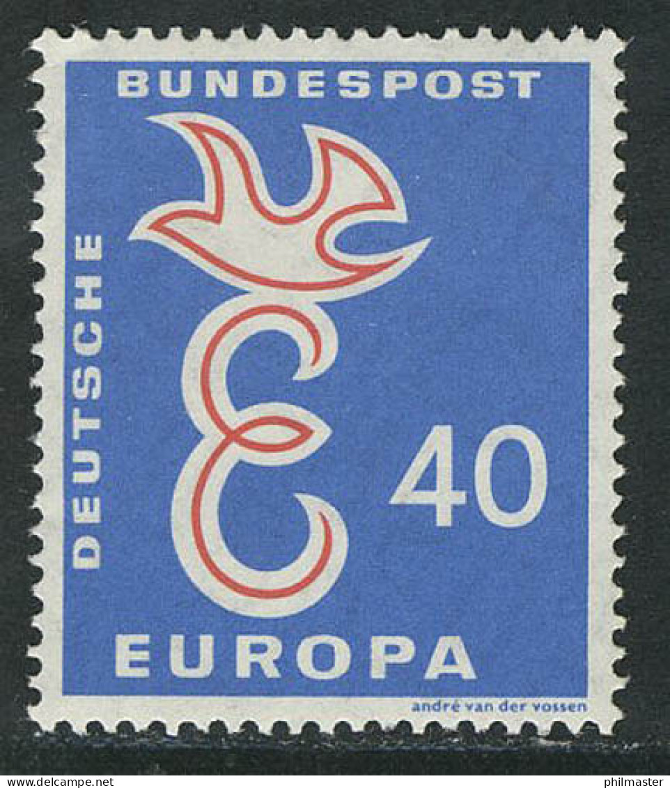 296 Europa 40 Pf Taube Und E ** Postfrisch - Unused Stamps