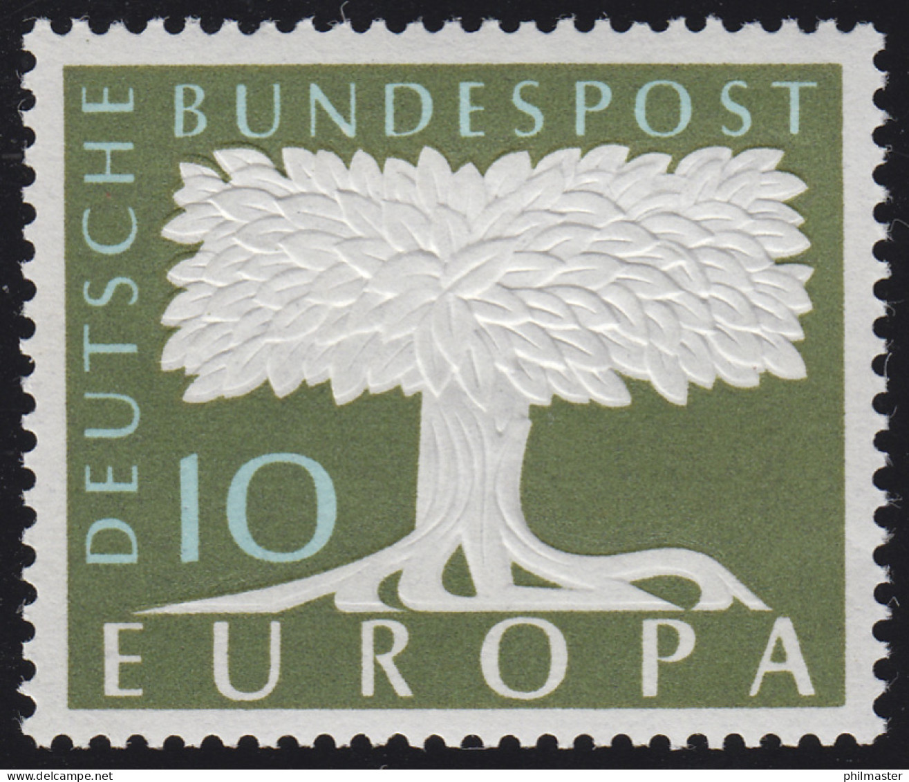 268v Europa 10 Pf ** Postfrisch - Ongebruikt