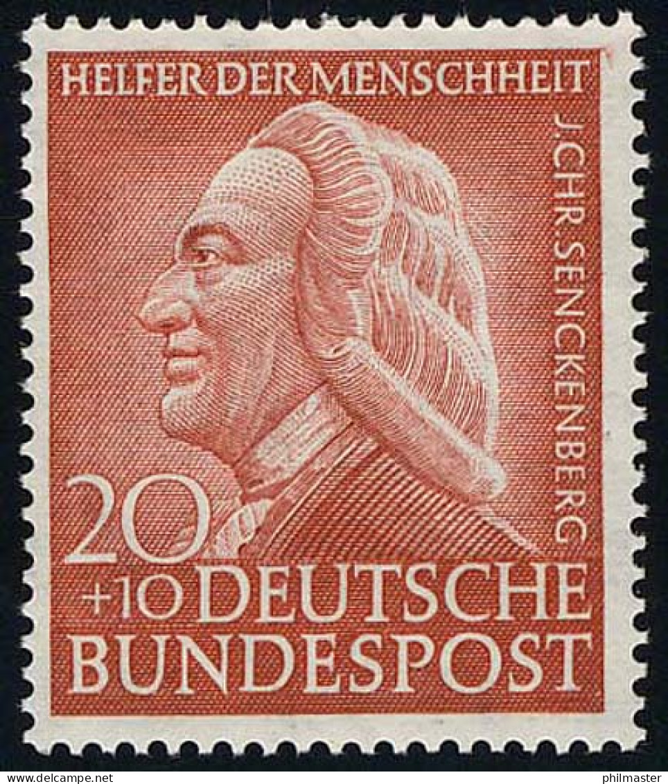 175 Senckenberg 20+10 Pf ** Postfrisch - Nuovi