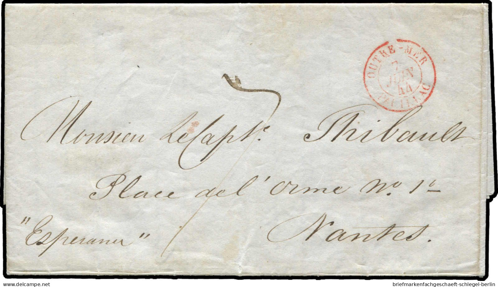 Cuba, 1844, Brief - Cuba