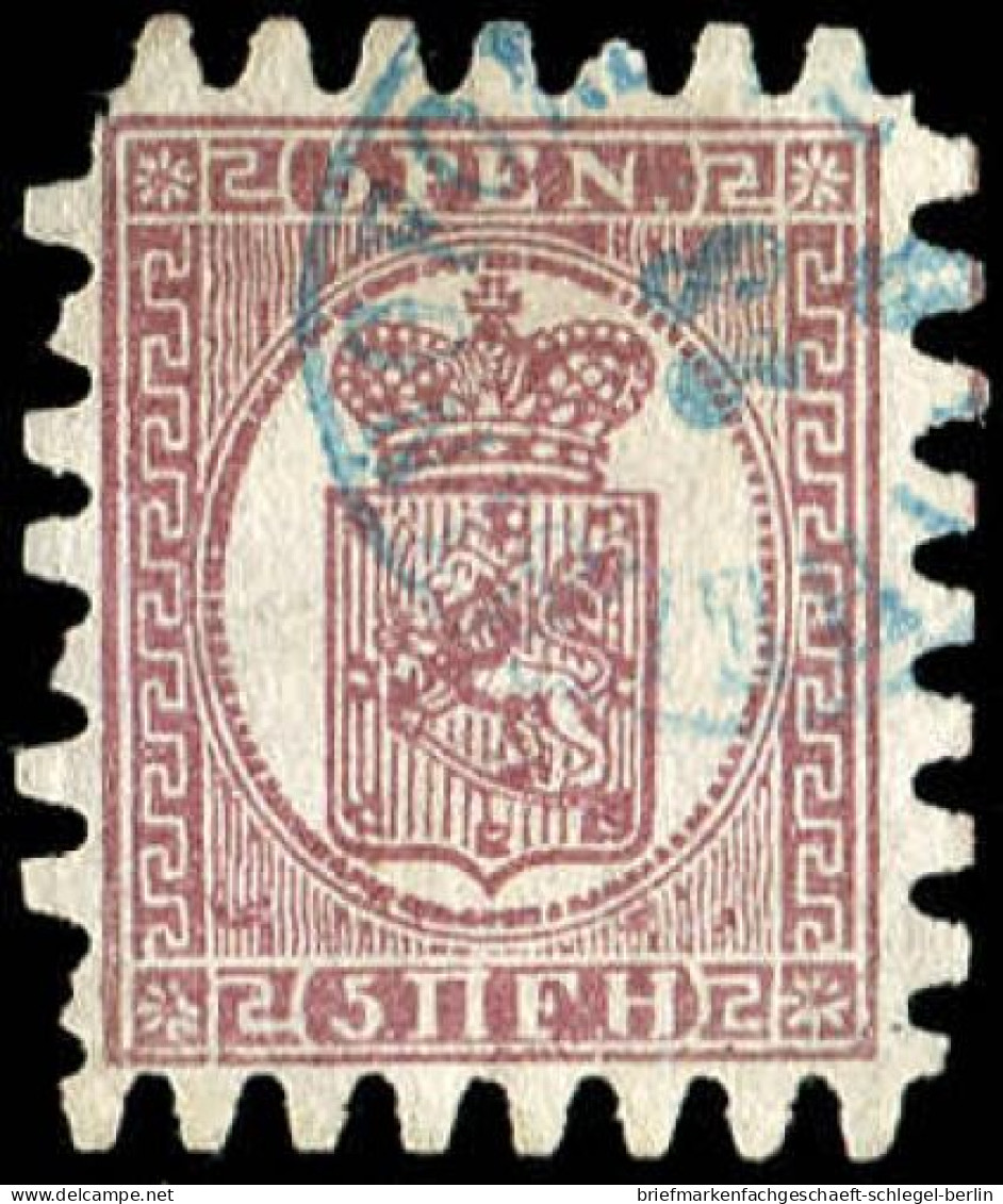 Finnland, 1867, 5 Cx, 6 C, Gestempelt - Sonstige & Ohne Zuordnung