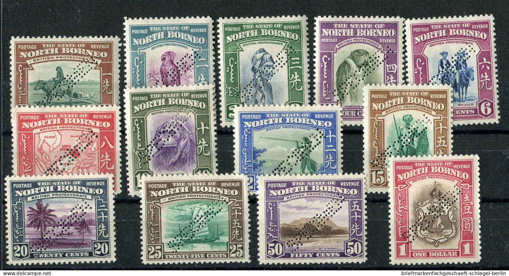 Nordborneo, 1939, 224-38 Spec., Ungebraucht - Sonstige - Asien