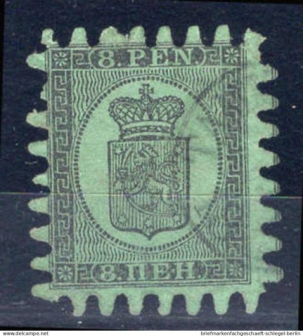 Finnland, 1866, 6 C X, Gestempelt - Other & Unclassified