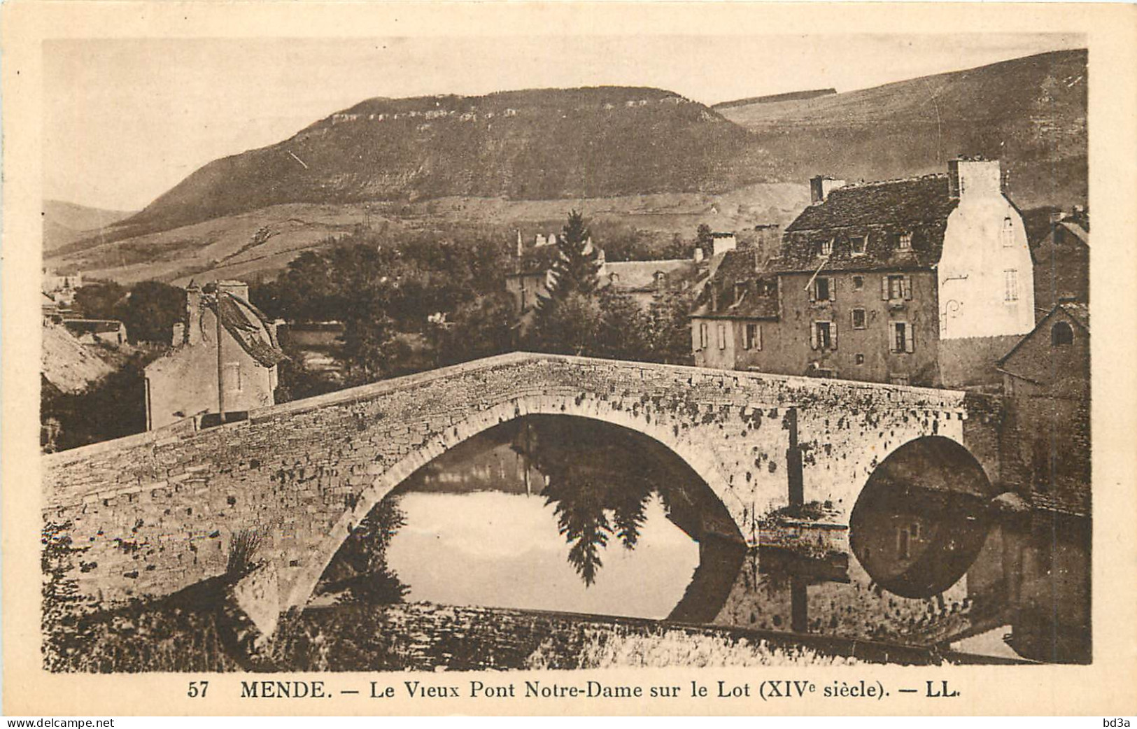 48   MENDE    LE VIEUX PONT NOTRE DAME SUR LE LOT - Mende