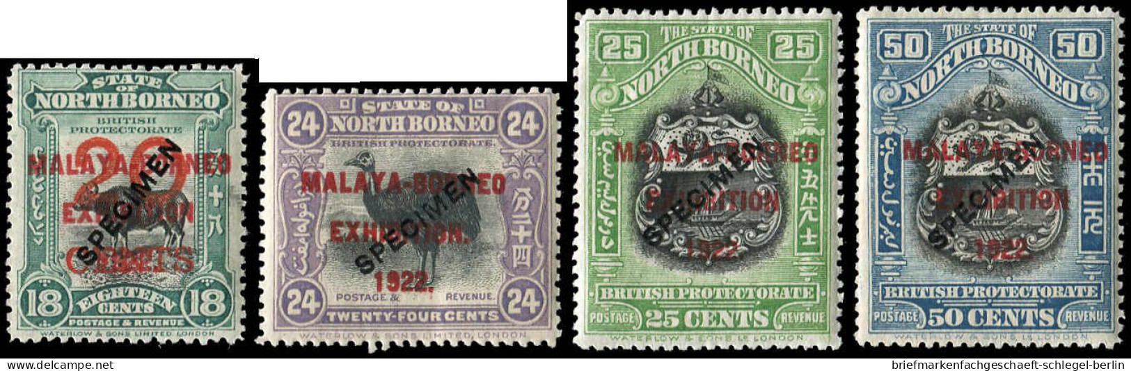 Nordborneo, 1922, A196-O196 Spec., Ungebraucht - Altri - Asia
