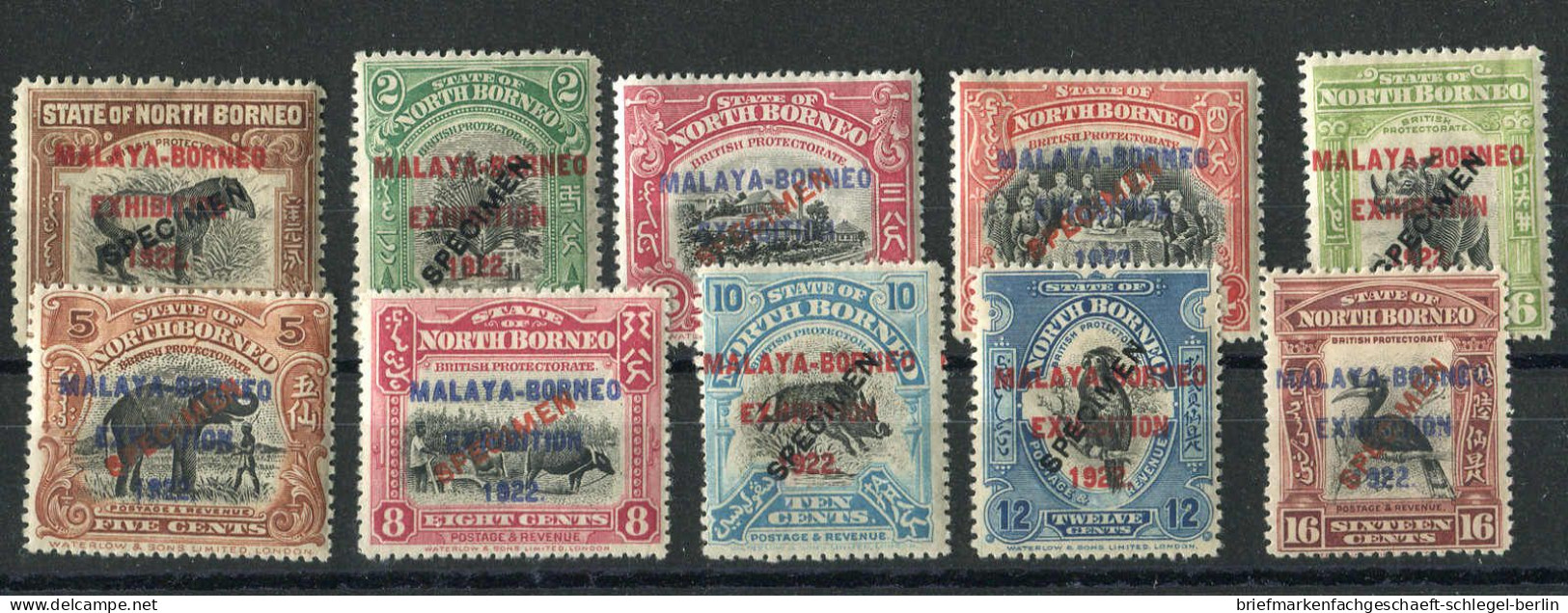 Nordborneo, 1922, A196-O196 Spec., Ungebraucht - Autres - Asie