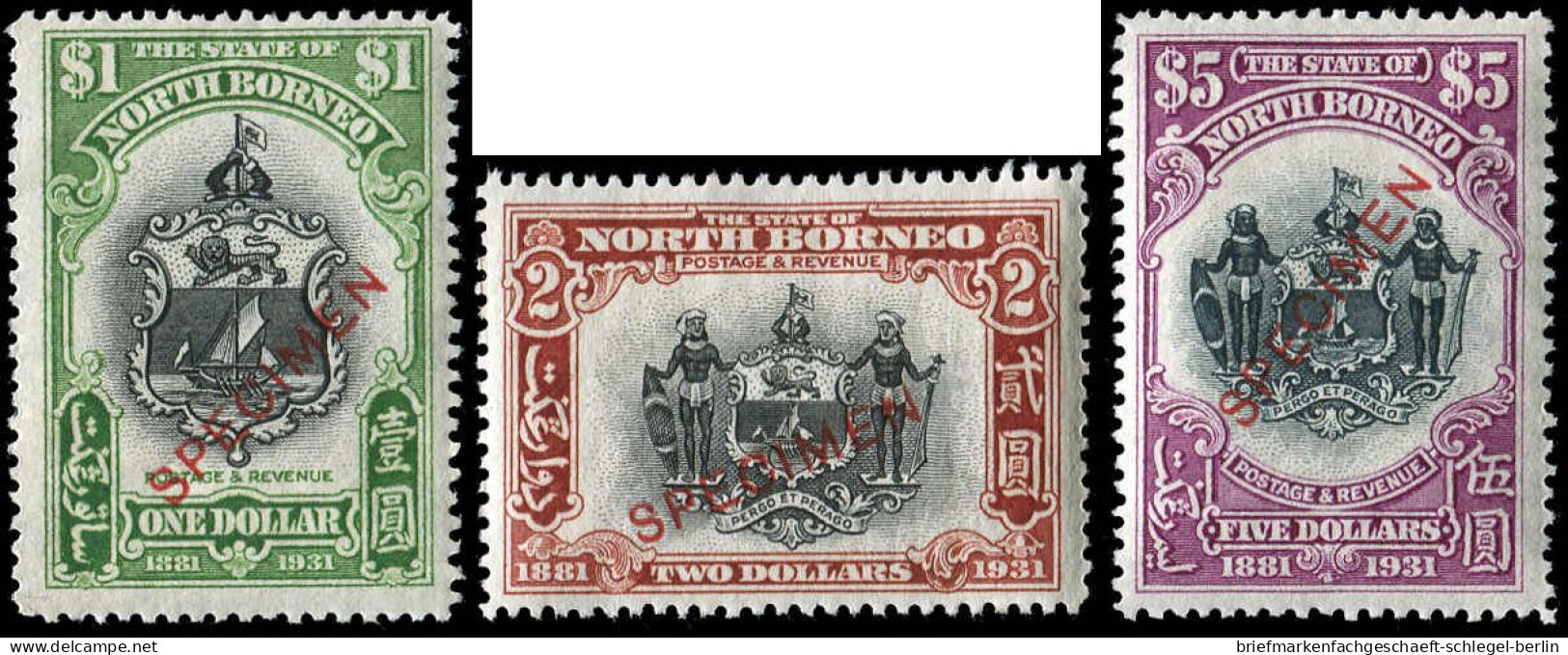 Nordborneo, 1931, 216-23 Spec., Ungebraucht - Andere-Azië