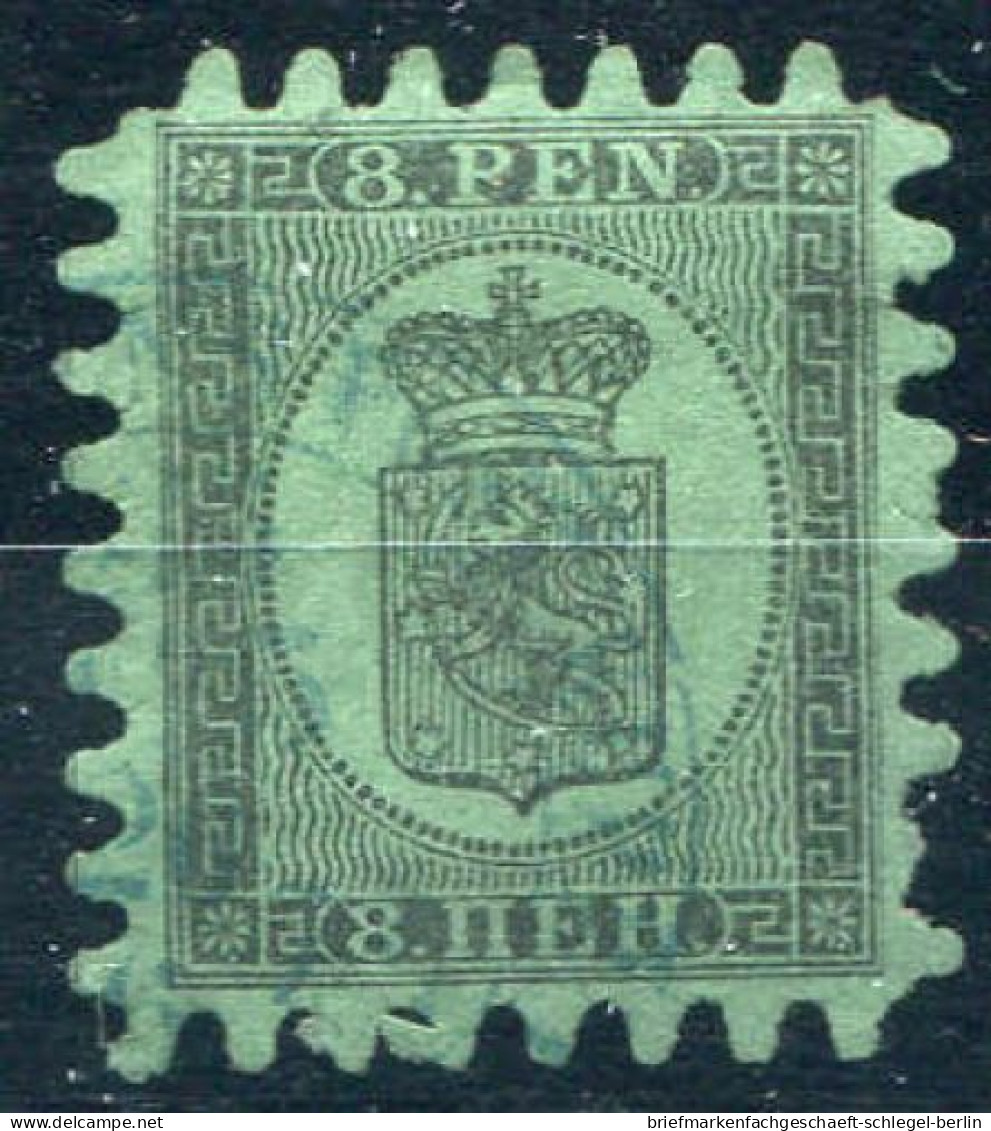 Finnland, 1866, 8 Bx, Gestempelt - Autres & Non Classés