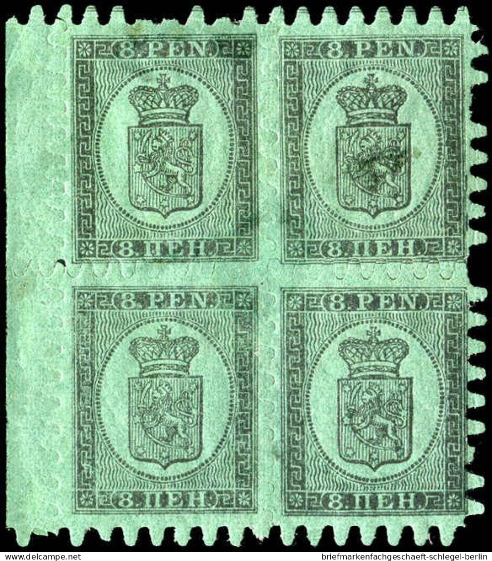 Finnland, 1867, 6 Cx, Ungebraucht, Viererblock - Altri & Non Classificati