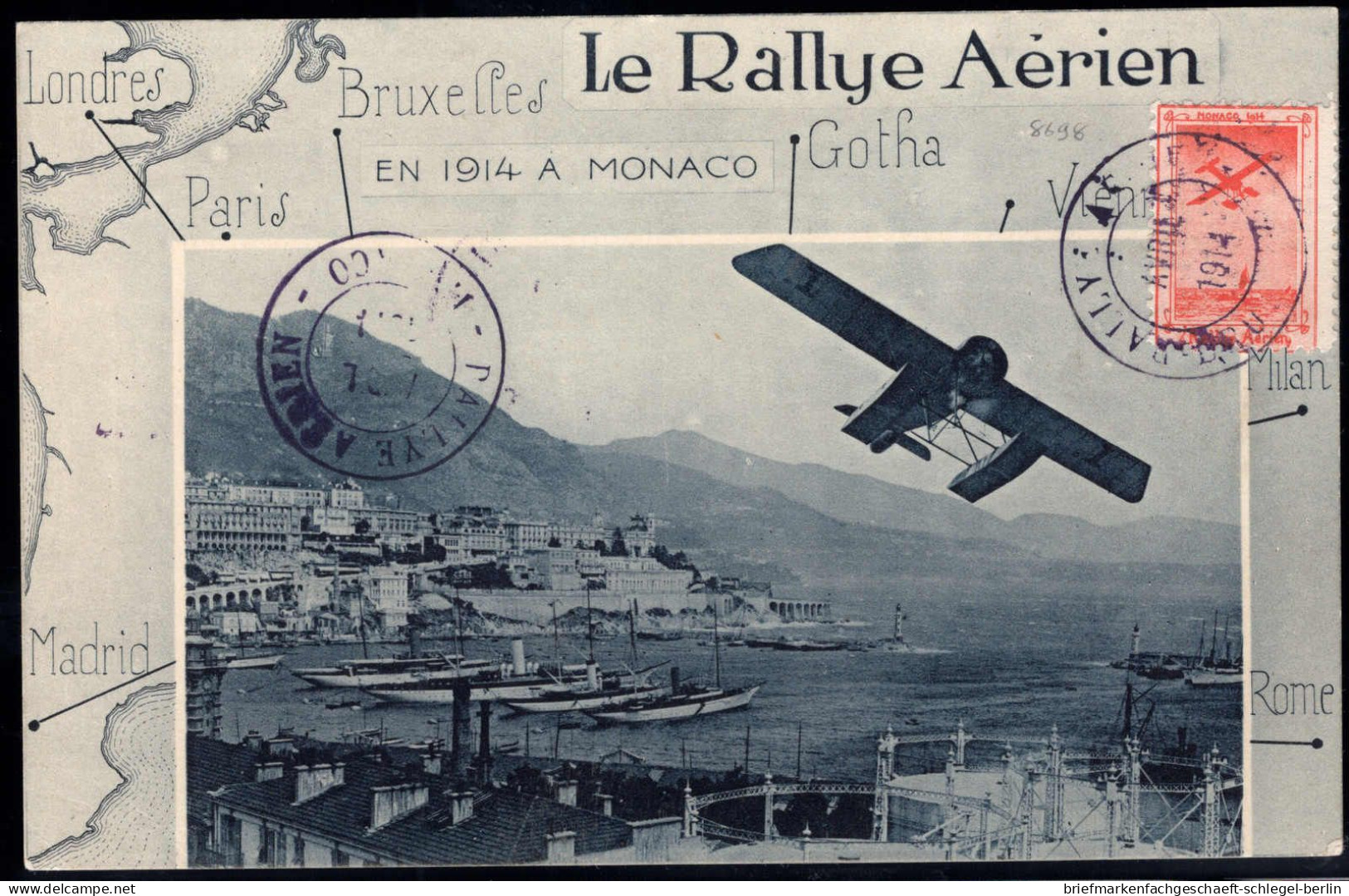 Monaco, 1914, Brief - Autres & Non Classés