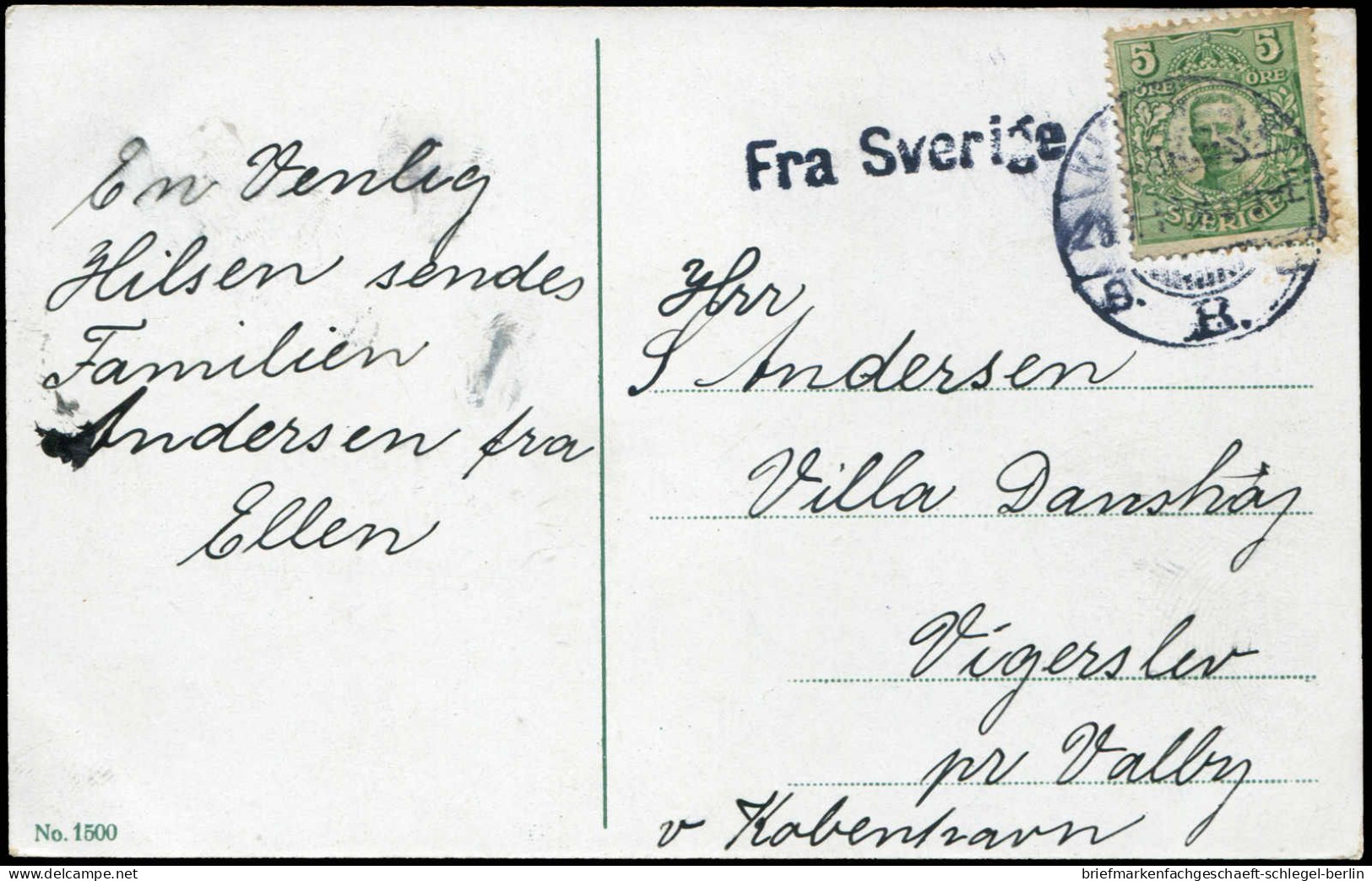 Schweden, 1911, Brief - Sonstige & Ohne Zuordnung