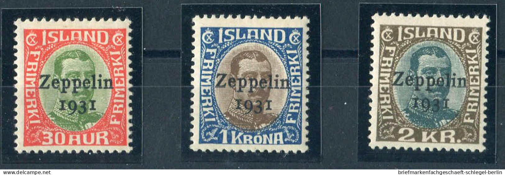 Island, 1931, 147/49, Ungebraucht - Other & Unclassified