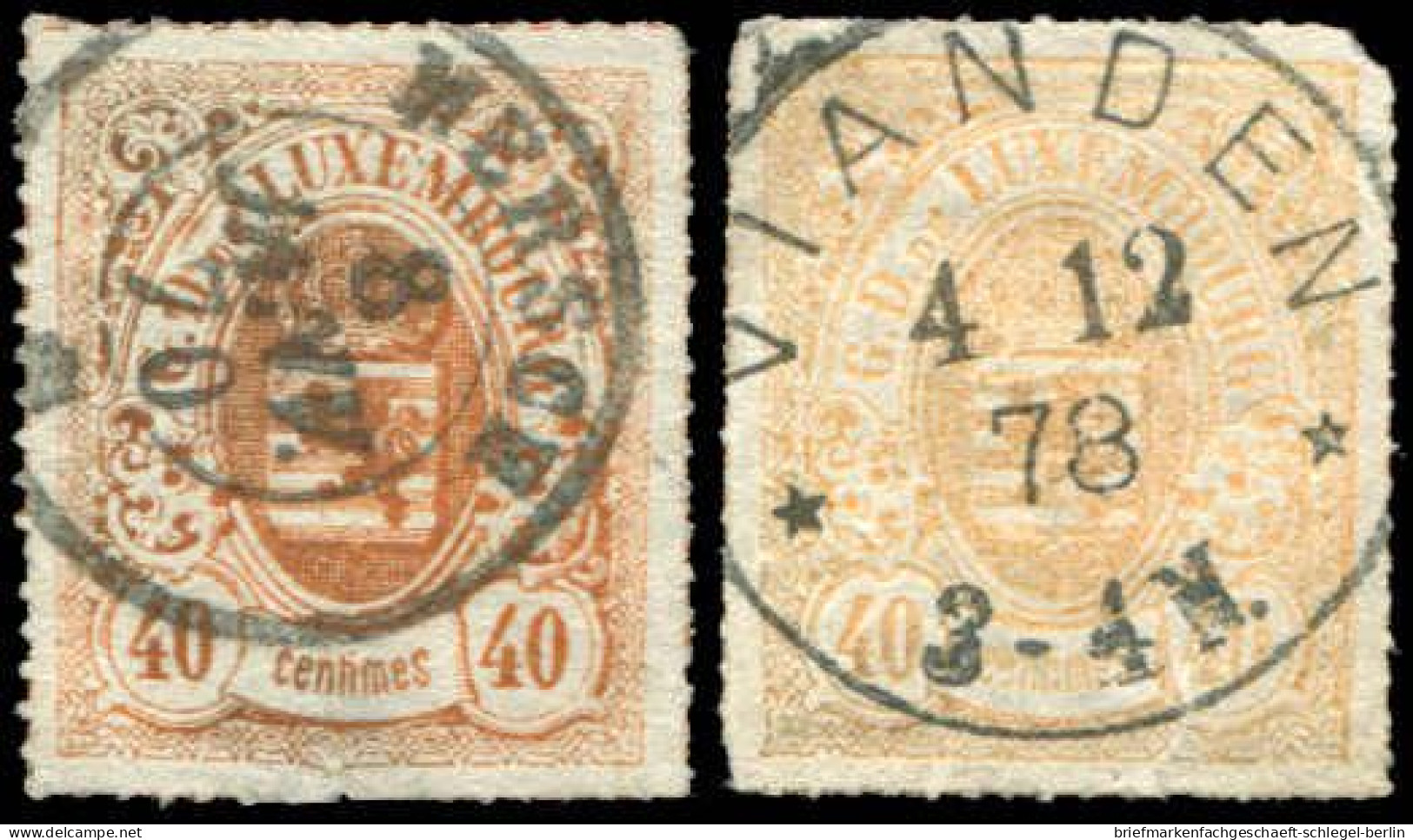 Luxemburg, 1867, 23 (5), Gestempelt - Autres & Non Classés