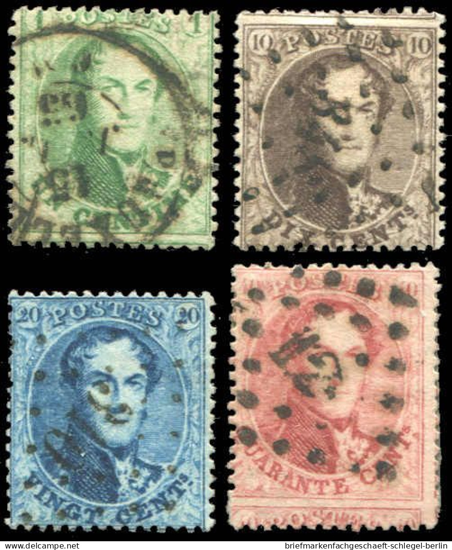 Belgien, 1863, 10-13 C, Gestempelt - Altri & Non Classificati