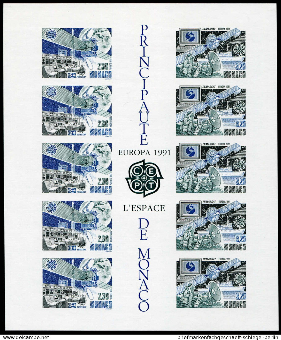 Monaco, 1991, Bl. 50 (2), Postfrisch - Other & Unclassified