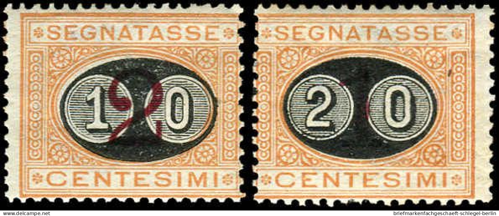 Italien, 1890, P 15, 16, Ungebraucht - Non Classificati