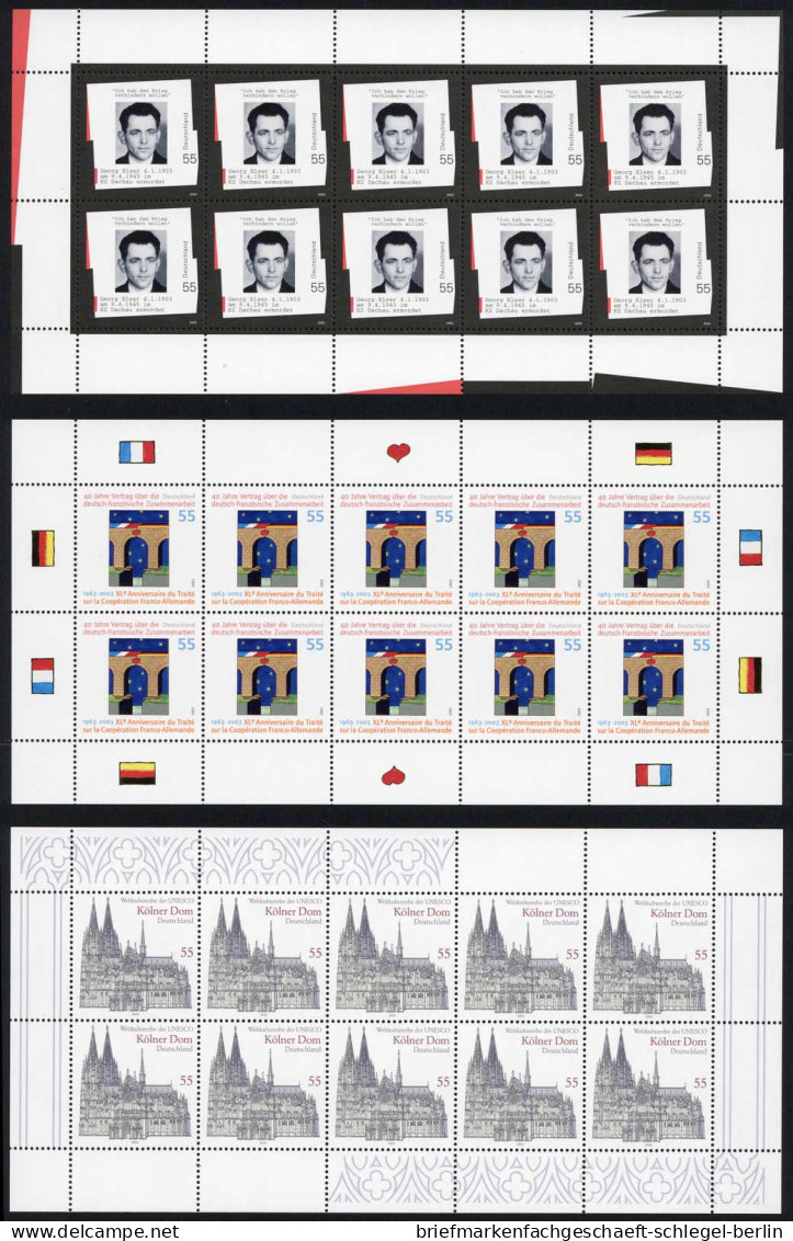 Bundesrepublik Deutschland, 2003, 2305-2373, Postfrisch - Sonstige & Ohne Zuordnung