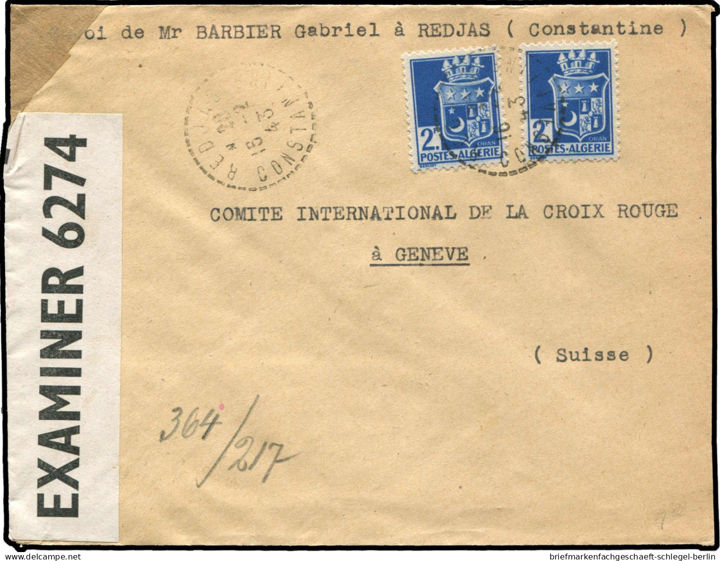 Algerien, Brief - Algérie (1962-...)