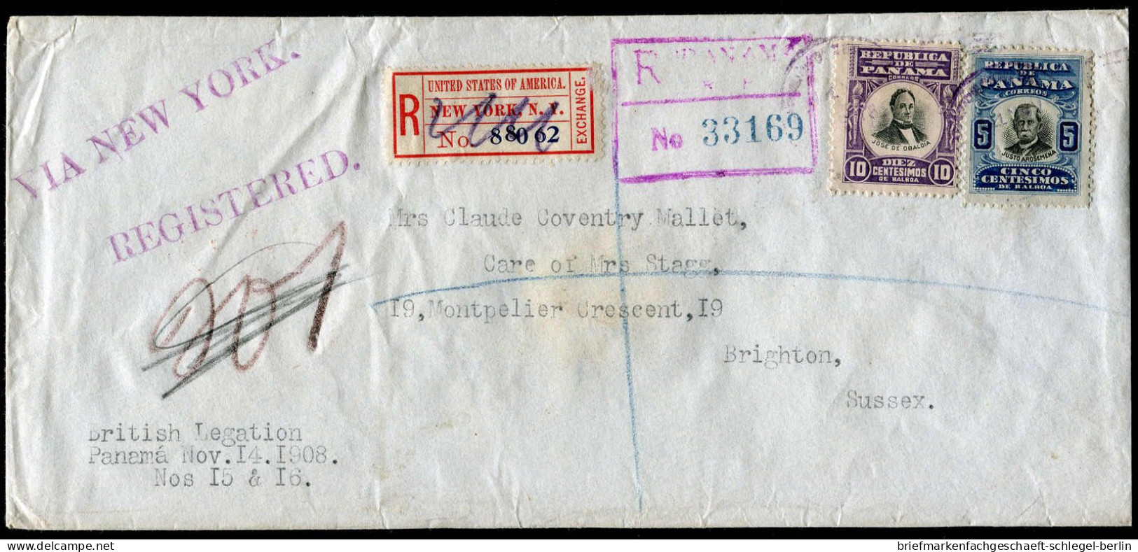 Panama, 1908, 73, 75, Brief - Panama