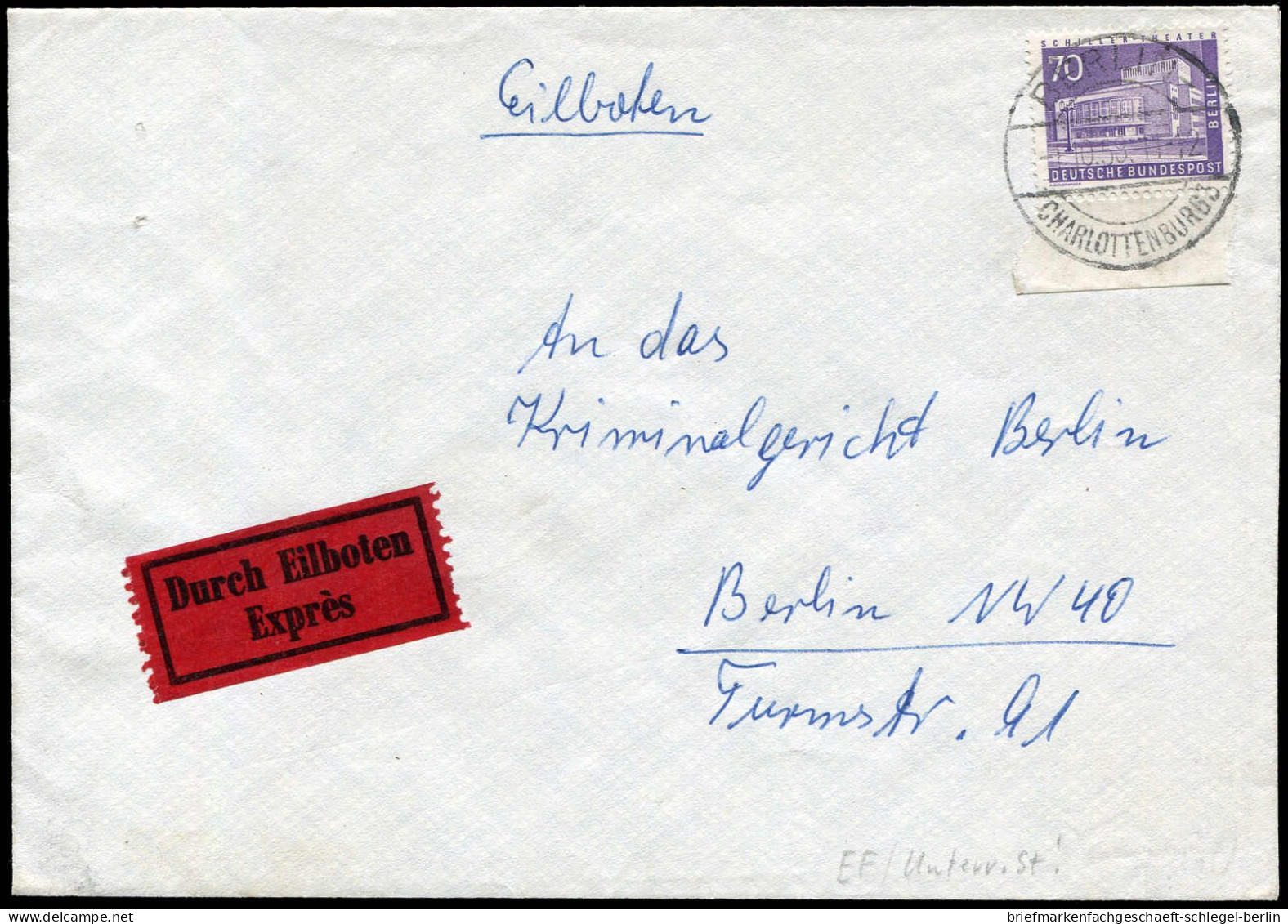 Berlin, 1958, 152, Brief - Other & Unclassified