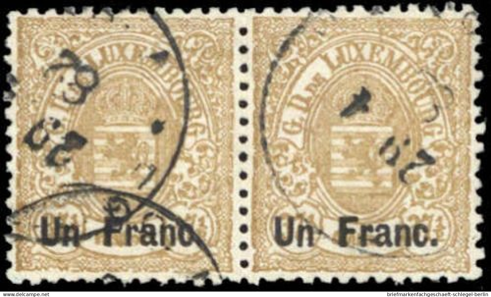 Luxemburg, 1875, 36 (2), Gestempelt - Autres & Non Classés