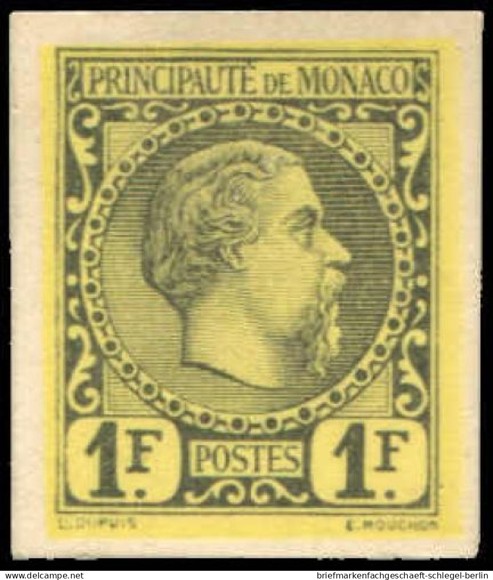 Monaco, 1885, 9, Ohne Gummi - Other & Unclassified