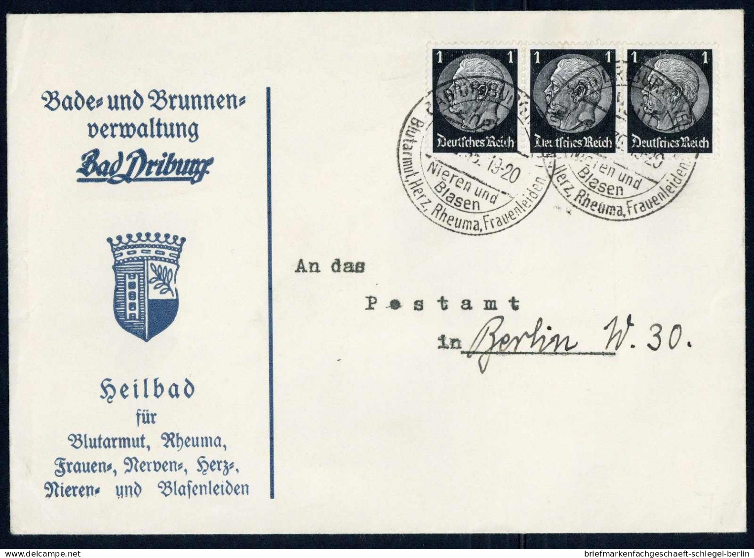 Deutsches Reich, 1935, 512(3),(6), Brief - Other & Unclassified