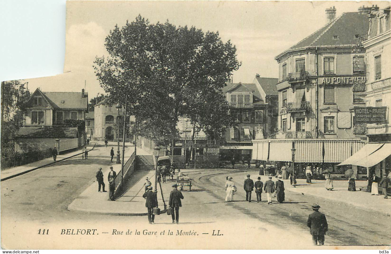   90   BELFORT    RUE DE LA GARE ET LA MONTEE - Belfort - Stadt