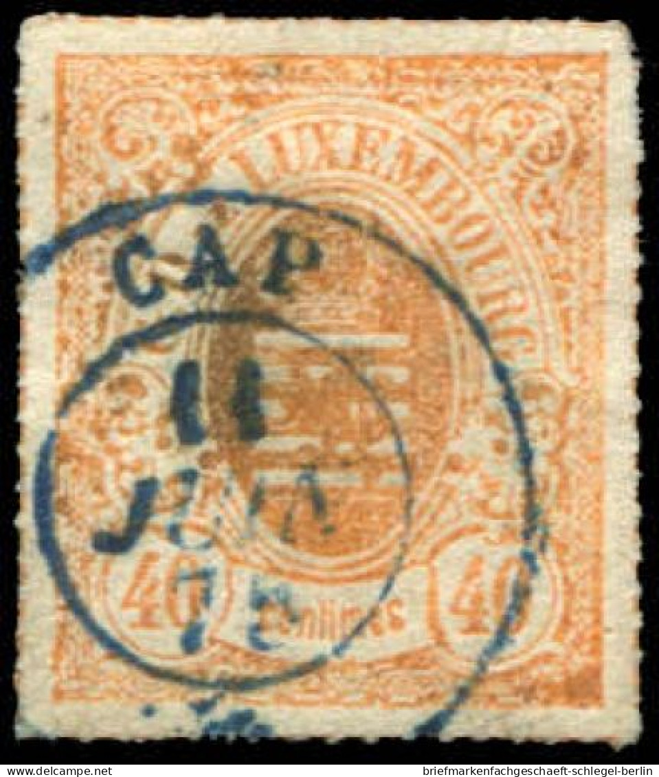 Luxemburg, 1867, 23 (3), Gestempelt - Sonstige & Ohne Zuordnung